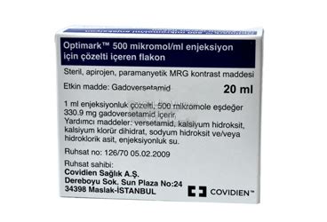 Optimark 500 Mikromol/ml Enj. Icin Coz. Iceren Flakon 20 Ml
