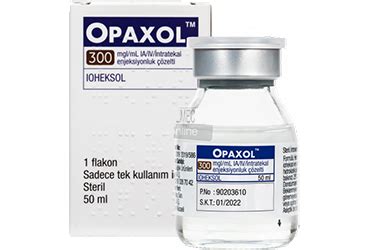 Optiray 300 Mg/ml Enjeksiyonluk Cozelti Iceren Kullanima Hazirenjektor 50 Ml 1 Enjektor
