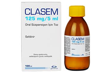 Oraksetil 125 Mg 100 Ml Suspansiyon