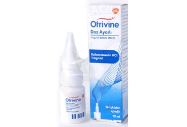 Otrivine Doz Ayarli 1 Mg/ml Burun Spreyi