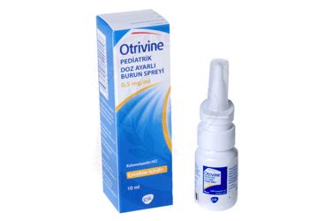 Otrivine Pediatrik 0.5 Mg/ml Doz Ayarli Burun Spreyi, Cozelti