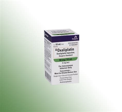 Oxaliplatin Hospira 50 Mg/10ml Iv Infuzyon Icin Konsantre Cozelti Iceren 1 Flakon