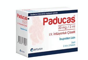 Paducas 20mg / 2ml I.v. Infuzyonluk Cozelti