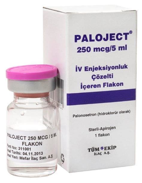 Paloject 250 Mcg/5 Ml Iv Enjeksiyonluk Cozelti Iceren 1 Ampul