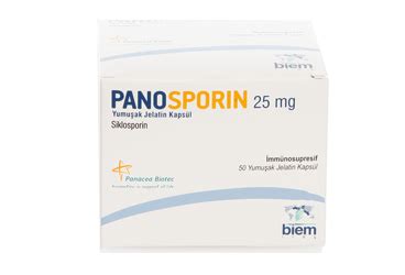 Panosporin 25 Mg 50 Yumusak Jelatin Kapsul