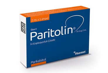 Paritolin 10 Mcg/ml Iv Enjeksiyonluk Cozelti (5 Ampul)