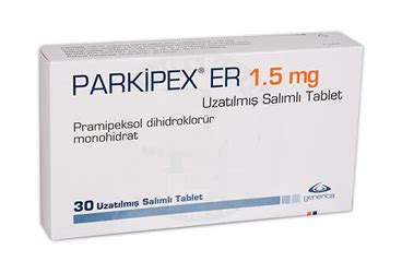 Parkipex Er 1,5 Mg Uzatilmis Salimli 30 Tablet