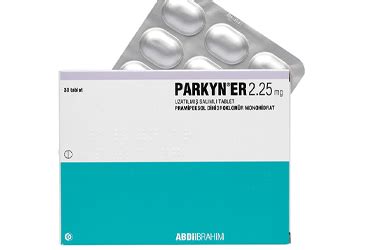 Parkyn Er 2,25 Mg Uzatilmis Salimli 30 Tablet