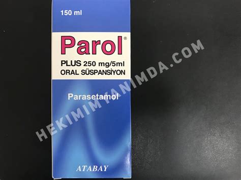 Parol 250 Mg/5 Ml 150 Ml Plus Suspansiyon