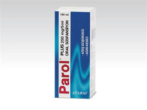 Paroset Uno Plus 250 Mg/5 Ml 150 Ml Suspansiyon