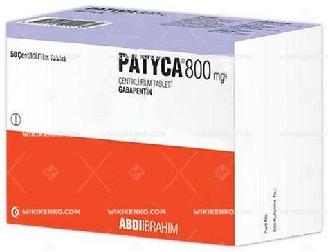 Patyca 800 Mg 50 Centikli Film Tablet