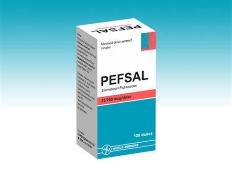 Pefsal 25 Mcg/ 250 Mcg Aerosol Inhaler 120 Doz