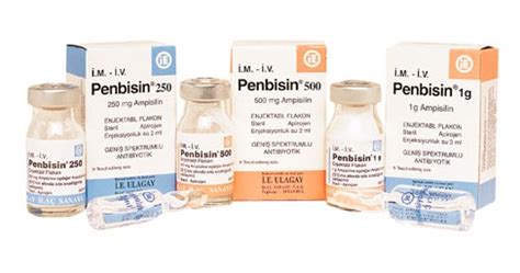 Penbisin 250 Mg Enjeksiyonluk Cozeli Tozu (1 Flakon)
