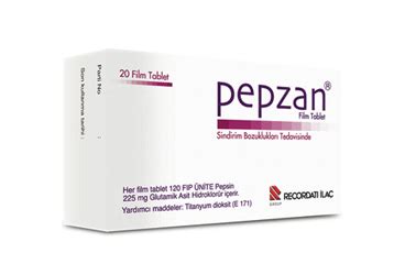 Pepzan 225 Mg/225 Mg Film Tablet (20 Tablet)