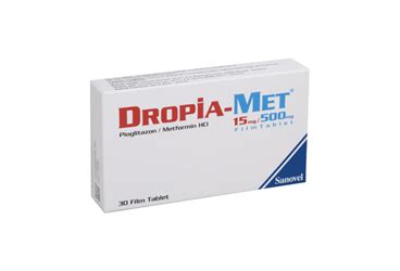Pio-met 15/500 Mg 60 Film Tablet