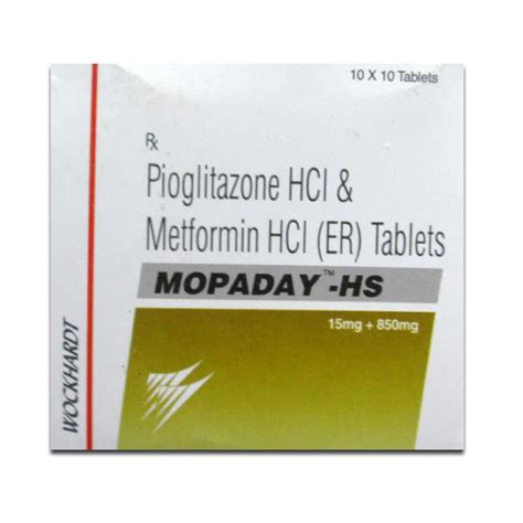 Pio-met 15/850 Mg 90 Film Tablet