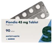 Piondia 45 Mg 90 Film Tablet