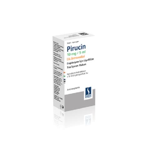 Pirucin 10 Mg/5 Ml Iv Intravesikal Enj. Icin Liy.toz Iceren Flakon