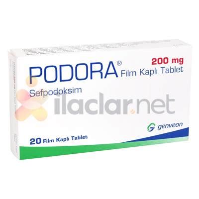 Podora 200 Mg Fİlm Kapli Tablet (20 Adet)