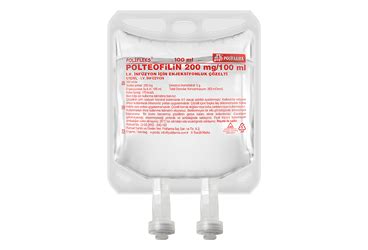 Polteofilin 200 Iv Inf. Icin Enjektabl Cozelti 100 Ml Setli