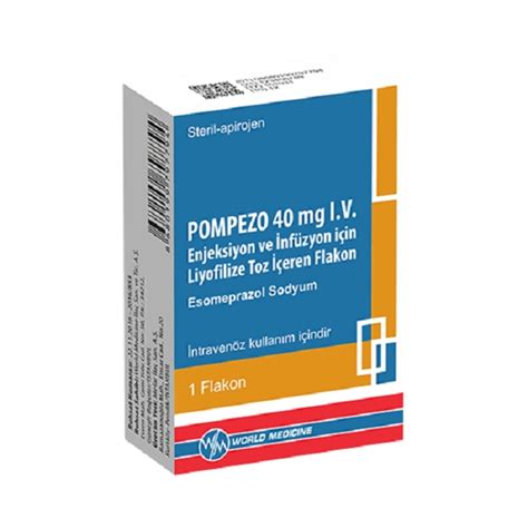 Pompezo 40 Mg Iv Enjeksiyon Ve Infuzyon Icin Liyofilize Toz Iceren Flakon