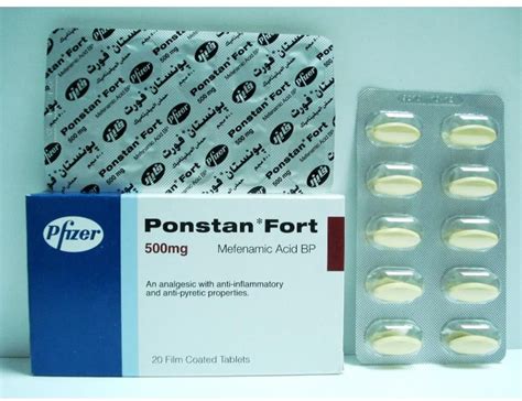 Ponstan Fort 500 Mg 20 Tablet