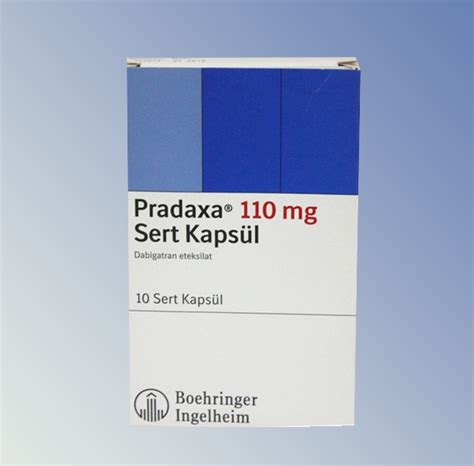 Pradaxa 110 Mg 10 Sert Kapsul