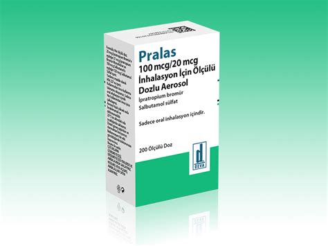 Pralas 100 Mcg/ 20 Mcg Inhalasyon Icin Cozelti Iceren Olculu Dozlu Aerosol (200 Doz)