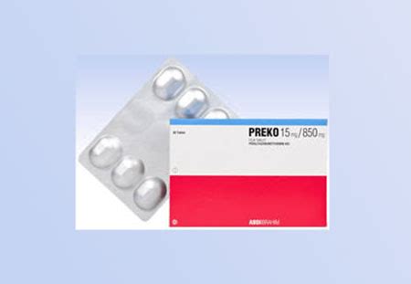 Preko 15/850 Mg 90 Film Tablet