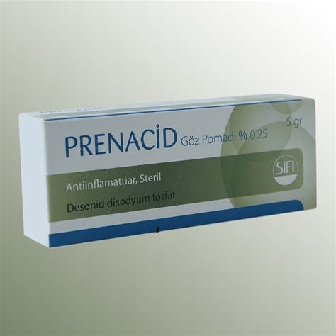 Prenacid % 0,25 5 Gr Goz Pomadi