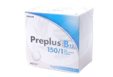 Preplus B12 150/1 Mg 60 Efervesan Tablet