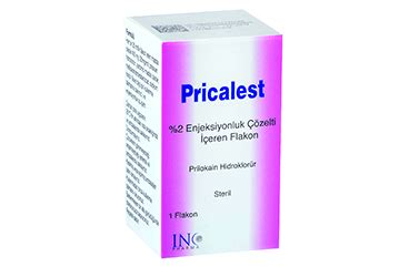 Pricalest %2 Enjeksiyonluk Cozelti Iceren 1 Flakon