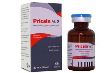 Prilosel %2 Enjeksiyonluk Cozelti (20 Ml, 1 Flakon)