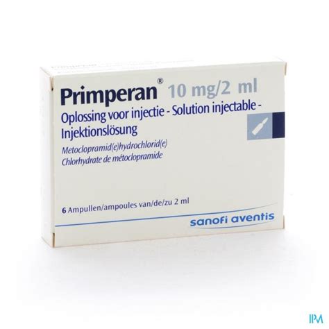 Primperan Im/iv 10 Mg/2 Ml 6 Ampul
