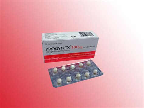 Progynex 100 Mg 30 Yumusak Kapsul