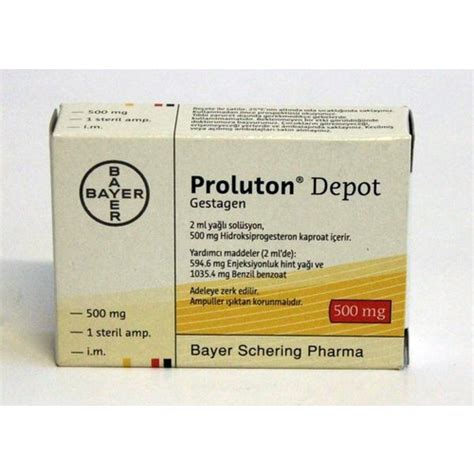 Proluton Depot 500 Mg/2ml 1 Ampul