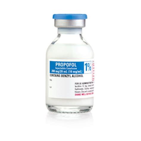 Propofol %1 Fresenius 200 Mg/20 Ml Enjeksiyonluk Veya Infuzyonluk Emulsiyon, 5 Ampul