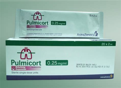 Pulmicort 0,25 Mg/ml Nebulizer Sus. 2ml 20 Ampul