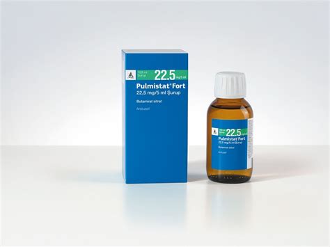 Pulmistat Fort 22,5 Mg/ 5 Ml Surup 100 Ml