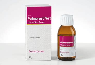 Pulmorest Fort 60 Mg/5 Ml Surup