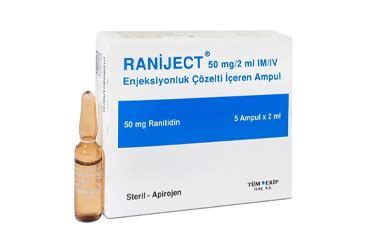 Raniject 50 Mg/2 Ml Im/iv 5 Ampul