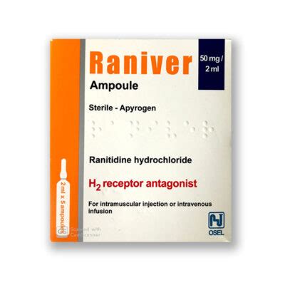 Raniver 50 Mg/2 Ml 10 Ampul