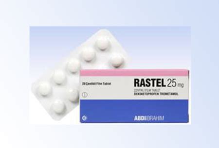 Rastel 25 Mg 20 Centikli Film Tablet