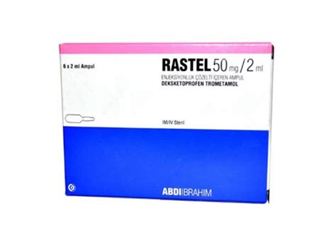 Rastel 50 Mg/2 Ml Enj. Coz. Iceren 6 Ampul
