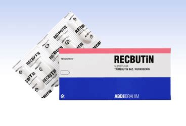 Recbutin 120 Mg / 10 Mg 10 Supozituvar