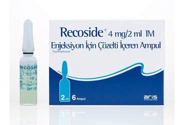 Recoside 4 Mg/2 Ml Im Enj. Icin Cozelti Iceren 6 Ampul