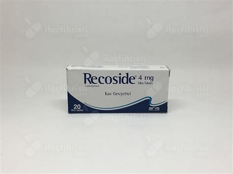 Recoside 4 Mg 20 Film Tablet