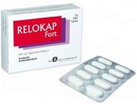 Relokap Fort 550 Mg 10 Film Tablet