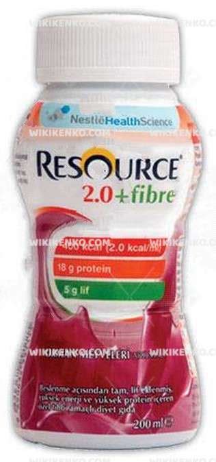 Resource 2.0 Fibre Orman Meyveleri Aromali 190 Ml