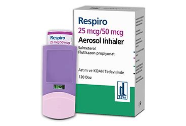 Respiro 25 Mcg/50 Mcg Inhalasyon Icin Suspansiyon Iceren Aerosol (120 Doz)